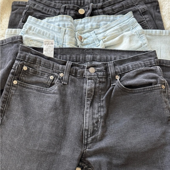 Men Levi's Slim Black and Blue Jeans Collection - Picture 5 of 9